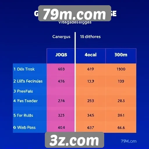 Comparativo entre jogos populares no 79m.com